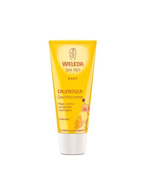 Collage: Verschiedene Produkte der Babylove-Serie, die in Kombination mit der Calendula Gesichtscreme verwendet werden