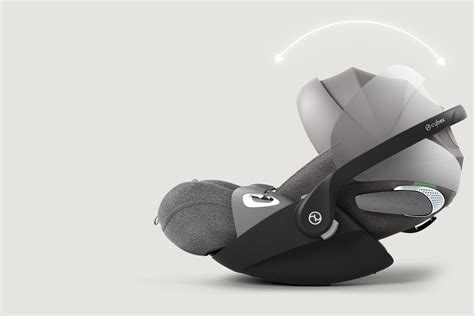 Schema: Verstellmechanismus der Cybex Cloud T i-Size Babyschale mit Liegefunktion