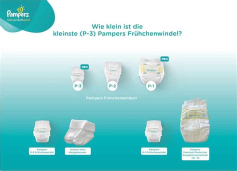 Infografik zur Größenberatung von Pampers Windeln
