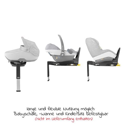 Schema zur Montage eines Babyschalen-Adapters am Kinderwagengestell