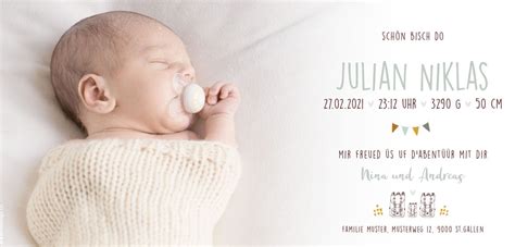 Geburtsanzeigen von Babys, die im August 2019 geboren wurden, mit Namen und Daten.