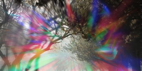 Illustration einer Migräne-Aura mit Sehstörungen