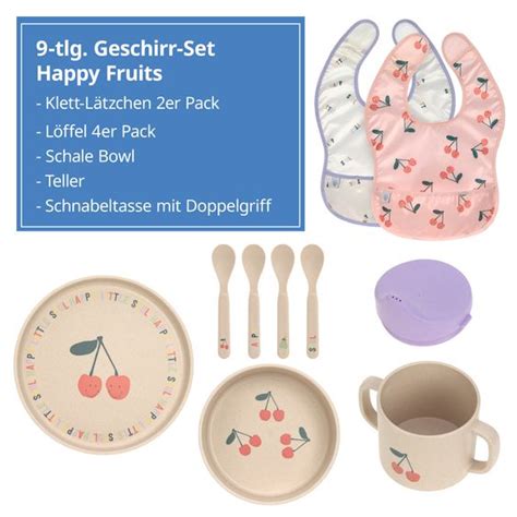 Auswahl an LÄSSIG Produkten: Lätzchen, Geschirr und Spucktücher