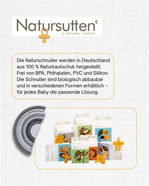 Infografik: Vergleich von Naturkautschuk und Silikon als Schnullermaterialien
