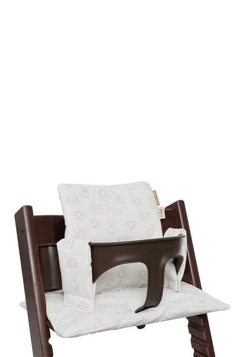 Nahaufnahme eines Sitzkissens für Hochstuhl, das leicht zu reinigen ist