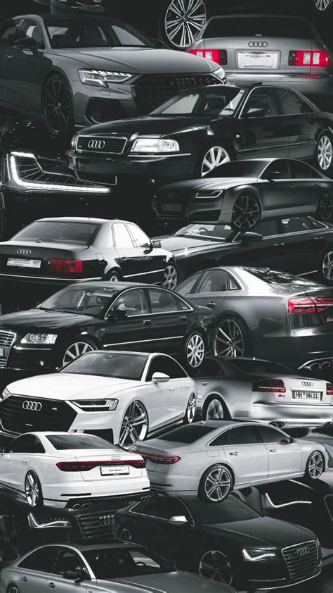 Collage aus verschiedenen Audi Kindersitz-Modellen und Zubehörteilen.