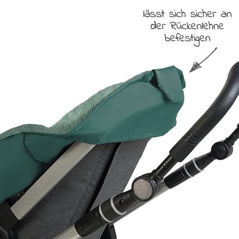 Collage aus verschiedenen Odenwälder Produkten: Fußsack, Handwärmer, Sommerauflage für Kinderwagen
