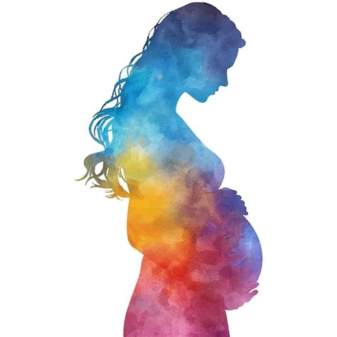 Illustration einer schwangeren Frau, die besorgt auf ihren Unterwäsche-Ausfluss schaut, mit verschiedenen Farben und Konsistenzen des Ausflusses daneben.