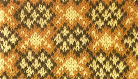 Beispiel für ein Jacquardmuster mit zwei Farben