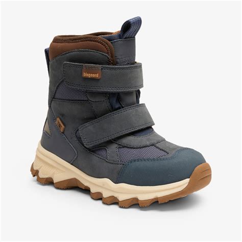 Warme, gefütterte Kinderstiefel mit wasserdichter Membran für den Winter