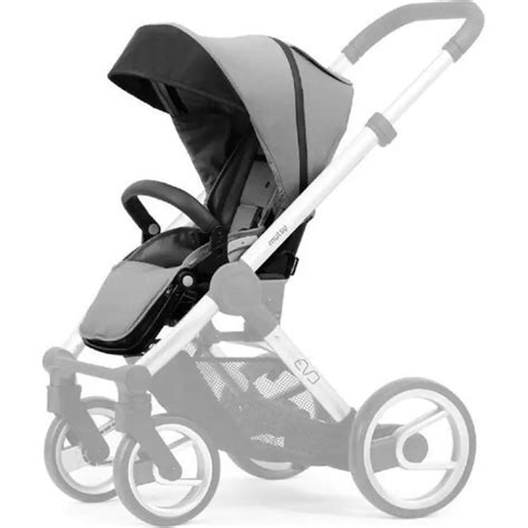 Illustration des Mutsy Evo Kinderwagens in einer Grundkonfiguration