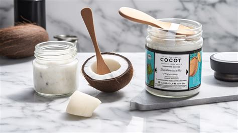 Ein Baby wird sanft mit Kokosöl eingerieben