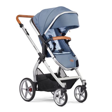 Schema der ergonomischen Verstellmöglichkeiten des Gesslein FX4 Style Kinderwagens