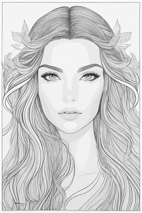 Eine zarte Illustration eines Mädchens mit einer Krone und kleinen Flügeln