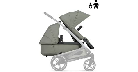 Joolz Geo³ im Duo-Modus, mit Blick auf die beiden Sitzebenen und die All-Terrain-Räder