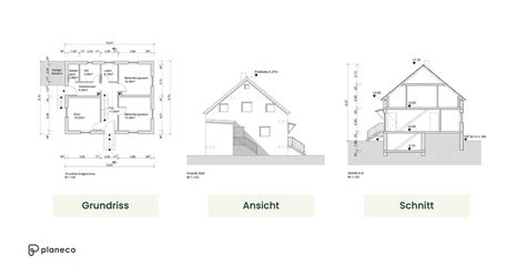 Grundriss und Ansicht der Darmstädter Frauenklinik mit Fokus auf die Südfassade und den runden Anbau