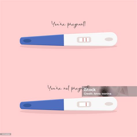 Illustration verschiedener Anwendungsfehler bei Schwangerschaftstests