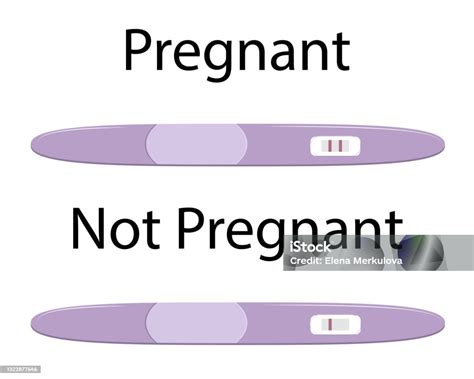 Illustration, die den Vergleich eines digitalen Schwangerschaftstests mit einem Strich-Test zeigt