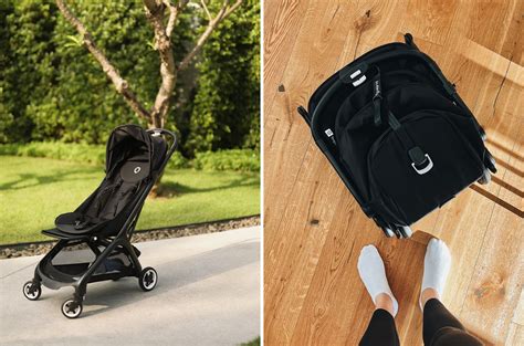 Zusammengeklappter Reisebuggy