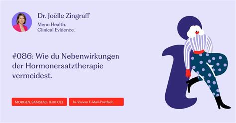 Infografik zu häufigen und seltenen Nebenwirkungen von Hormonersatztherapie
