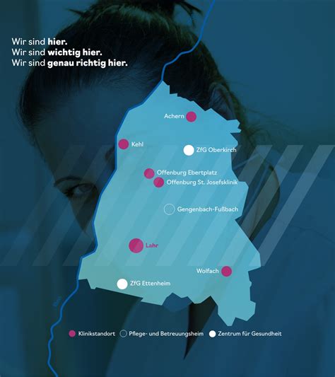 Schema der gynäkologischen Abteilungen des Ortenau Klinikums mit Schwerpunkten