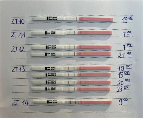 Vergleich von normalem und Frühtest mit Angabe, ab wann sie zuverlässig sind.