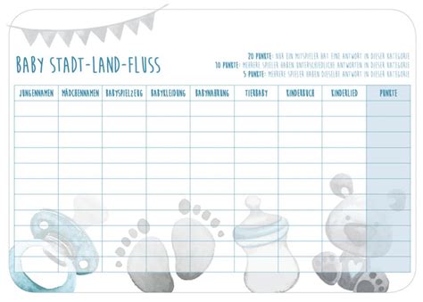 Beispiel einer Baby-Stadt-Land-Fluss-Vorlage