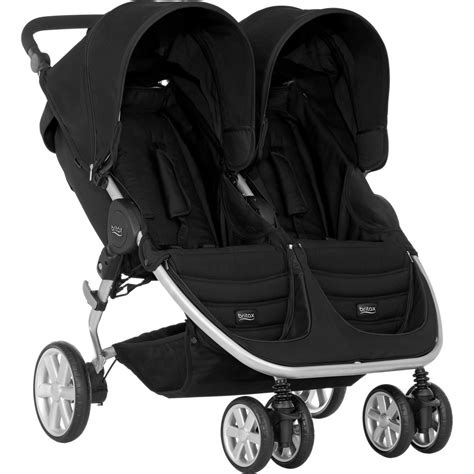 Detailaufnahme des Sonnendachs mit Sichtfenster und Belüftungsnetz am Britax Römer B-Agile Double