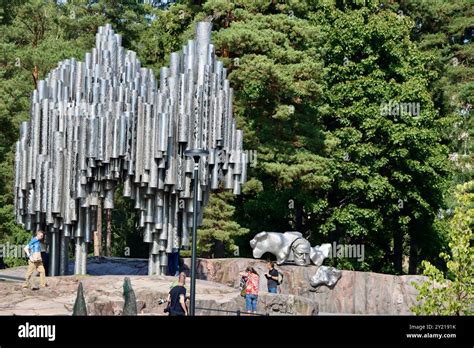 Sibelius-Park in Helsinki mit dem markanten Sibelius-Denkmal