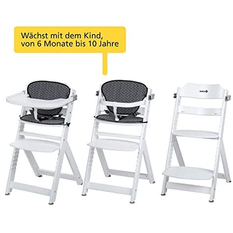 Hochstuhl mit und ohne Sitzkissen im Vergleich