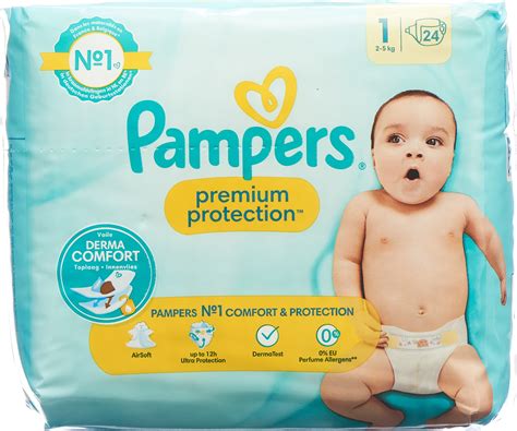 Verpackung der Pampers Premium Protection New Baby Größe 2 Mini Großpackung mit 74 Stück