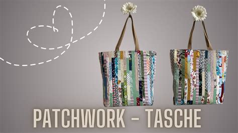 Beispiel eines bunten Patchwork-Loops aus verschiedenen Stoffresten