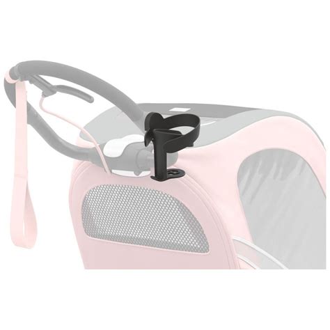 Illustration eines Sonnenschirms, der am Cybex Kinderwagen befestigt ist