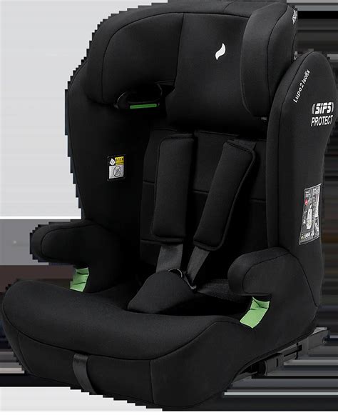 Illustration des Osann Lupo Isofix mit hervorgehobenen ISOFIX-Konnektoren und Seitenschutz