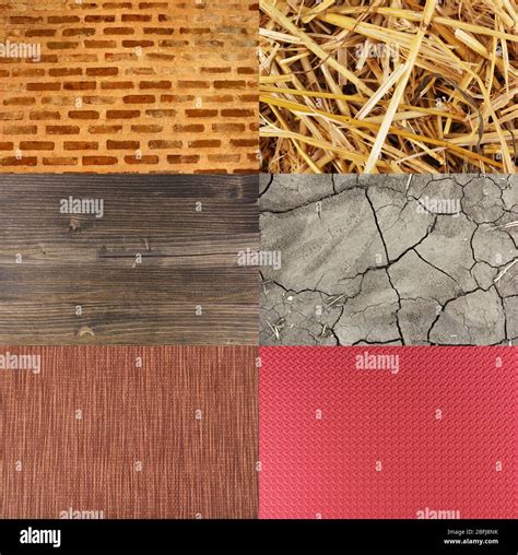 Collage verschiedener Tragetuchmaterialien und ihrer Texturen