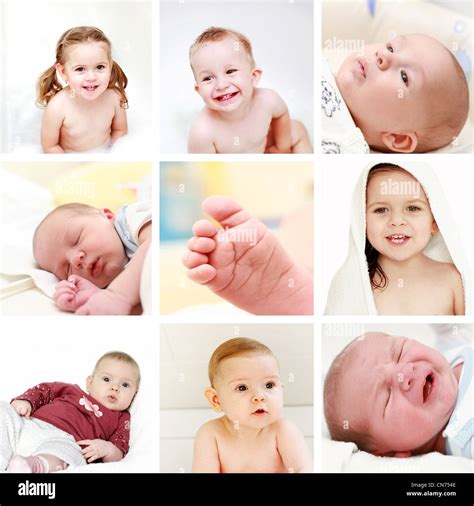 Collage aus verschiedenen Brokkoli-Brei-Varianten für Babys