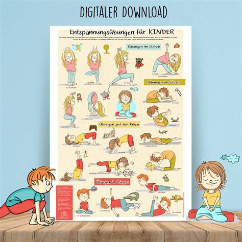 Grafik mit Entspannungstechniken für Frauen