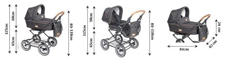 Schema: Vergleich von Kinderwagen und Buggy hinsichtlich Größe, Wendigkeit und Stauraum.