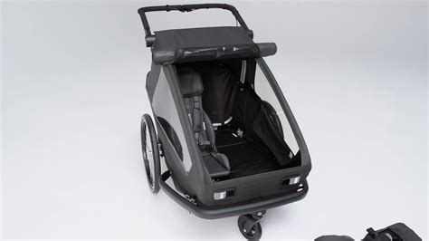 Illustration der Croozer AirPad® Federung im Fahrradanhänger