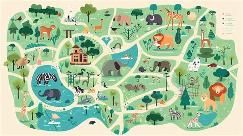 Eine Illustration des Königsfelsens, umgeben von verschiedenen afrikanischen Tieren, die sich versammeln.