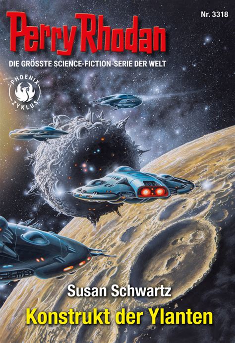Illustration von Perry Rhodan, wie er auf dem Mond auf Außerirdische trifft.