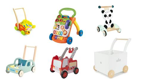 Verschiedene Modelle von Lauflernwagen im Vergleich