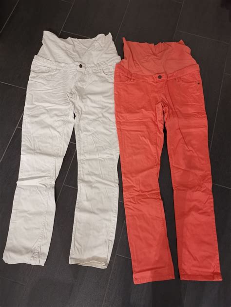 Collage: Verschiedene Modelle von Esprit Umstandshosen und Jeans