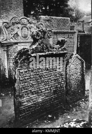 Historische Aufnahme des jüdischen Friedhofs in Unna oder eine detaillierte Karte der Grabfelder