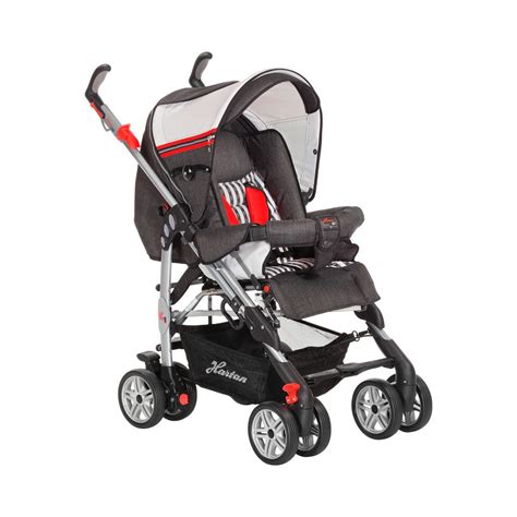 Nahaufnahme der verstellbaren Schiebegriffe des Hartan Buggy iX1