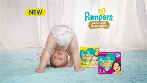 Illustration, die die einzelnen Schritte des Windelwechsels mit Pampers Premium Protection Pants zeigt.