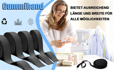 Einarbeitung von Gummiband in Beinbündchen