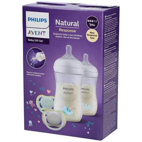 Darstellung des Philips Avent Ersatz-Trinkhalmsets mit zwei Silikon-Trinkhalmen und einer schmalen Reinigungsbürste.