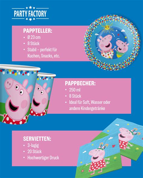 Tischdekoration mit Hello Kitty Tellern, Bechern und Servietten