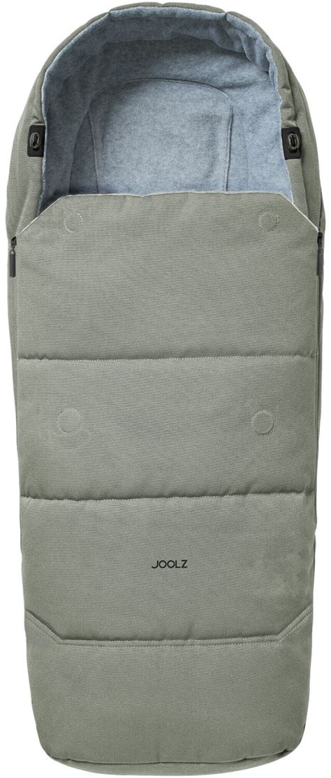 Collage verschiedener Joolz Accessoires wie Fußsack, Sonnenschirm und Einkaufstasche